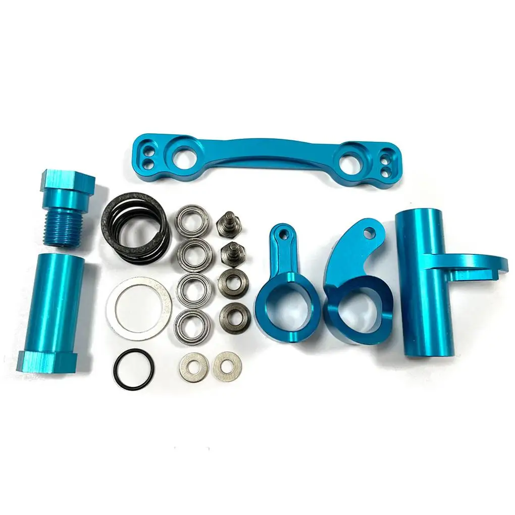 RCGOFOLLOW Aluminum Alloy High Precision Steering Servo Saver Complete Rc Steering Servo Saver Complete For 1/7 6S