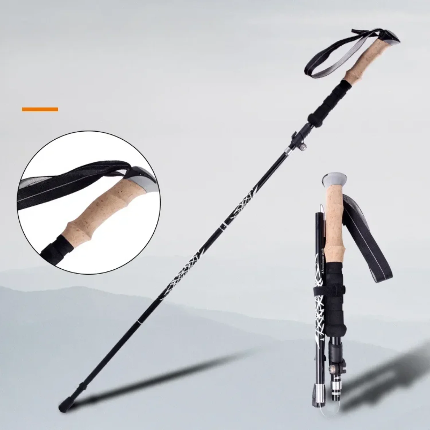 

Ultra Light Weight Trekking Poles Folding Hiking Sticks Aluminium Alloy Walking Cane Climbing Hiking Poles Hiking Accessories