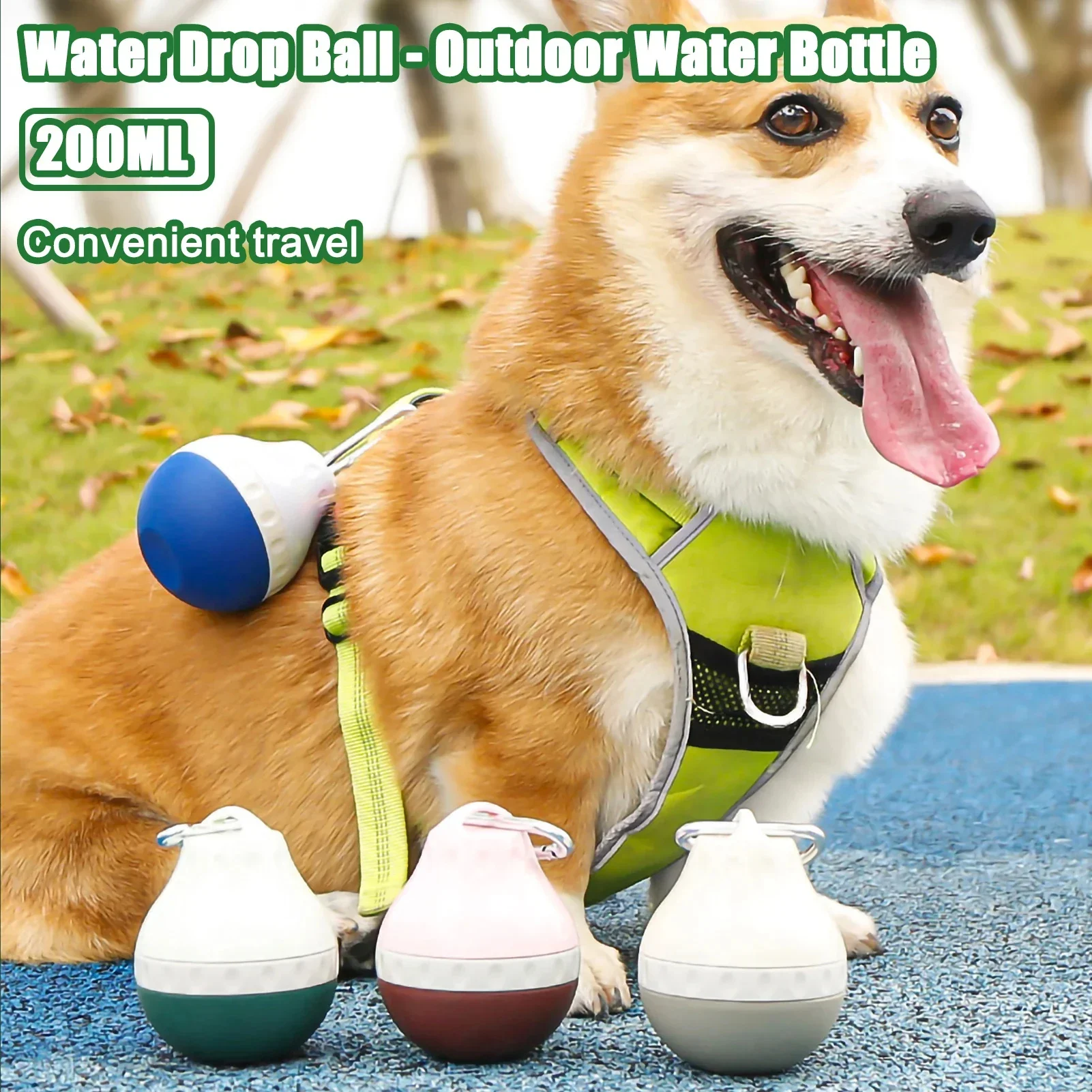 

200 ML/400 MLDog Portable Drinking Bottles Foldable Pet Water Feeder Dog Drink Water Device Outdoor Dog Walking Pet Supplies