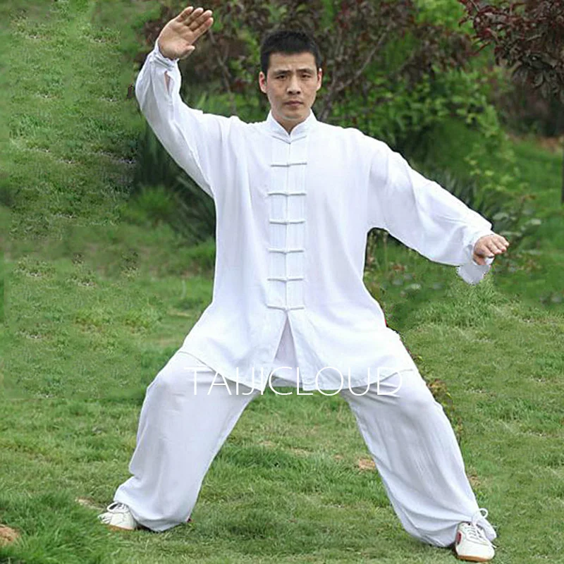 

Pure Cotton Tai Chi Uniform, Chinese Kung Fu Martial Arts Silk Tai Chi Outfit for Men and Women