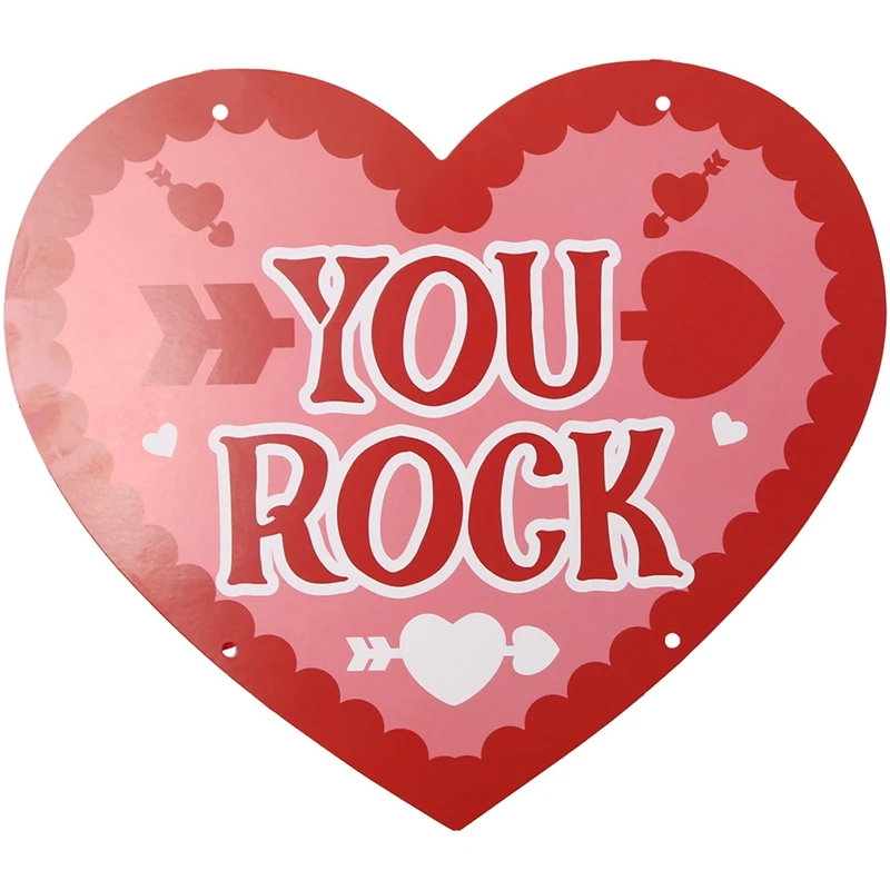 Вешалка на дверь в форме сердца на День святого Валентина, 1 набор