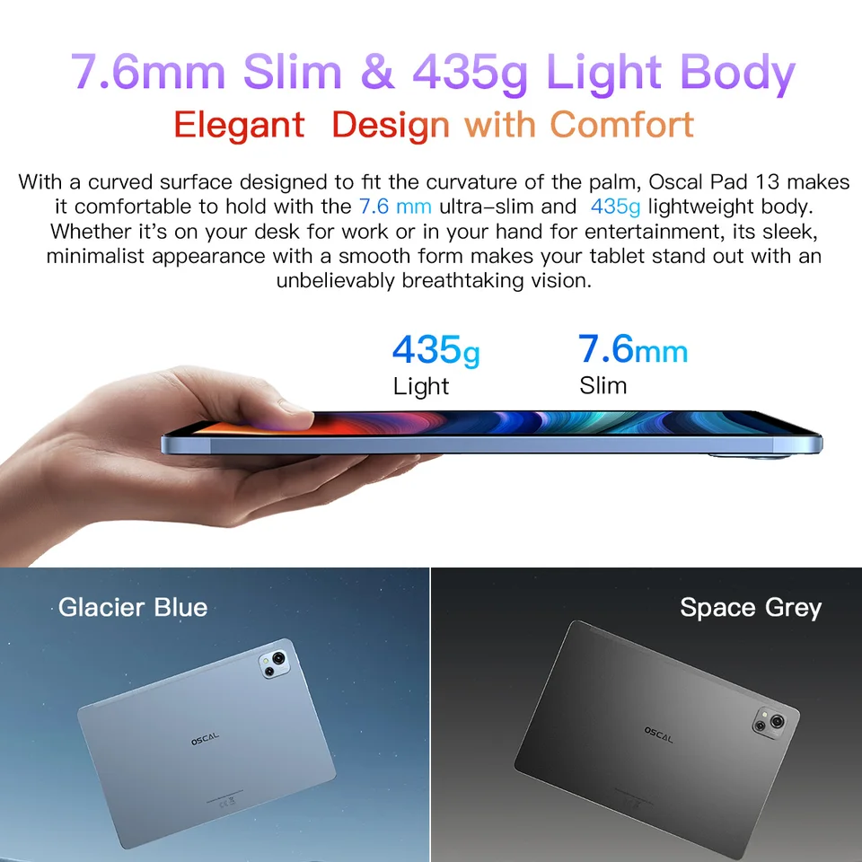 Blackview Pad 13 Tablet PC 14(8+6)GB 256GB Android 12 10.1'' HD+