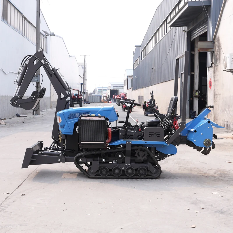 

Customized Mini Ride-On Multifunctional Rotary Tiller, Small Ditching Micro Tillage Machine for Garden & Field