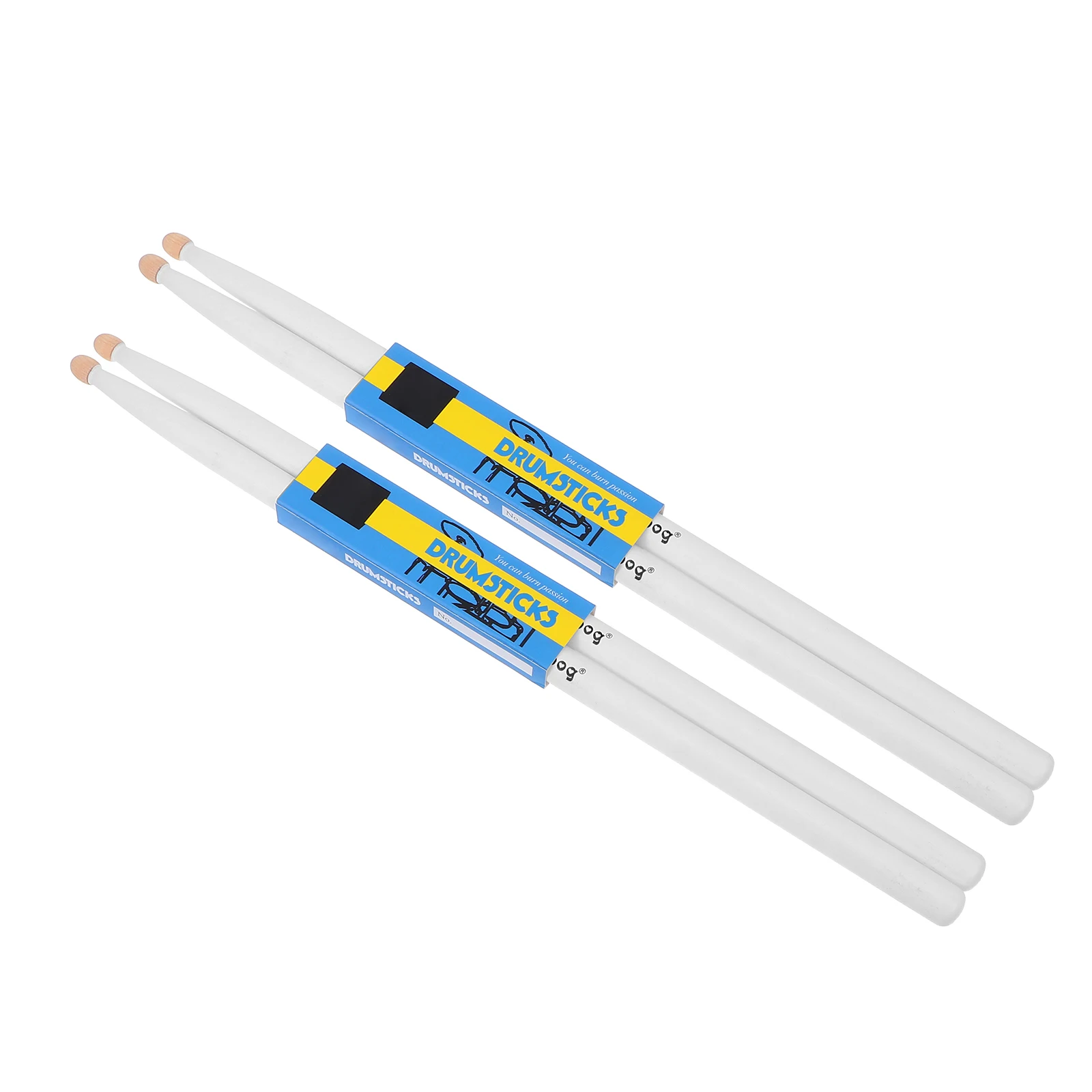 

4pcs Colorful Drum Sticks Maple Wood Percussion Instrument Sticks Lightweight Slip-Resistant Durable for All Drum Styles Jazz