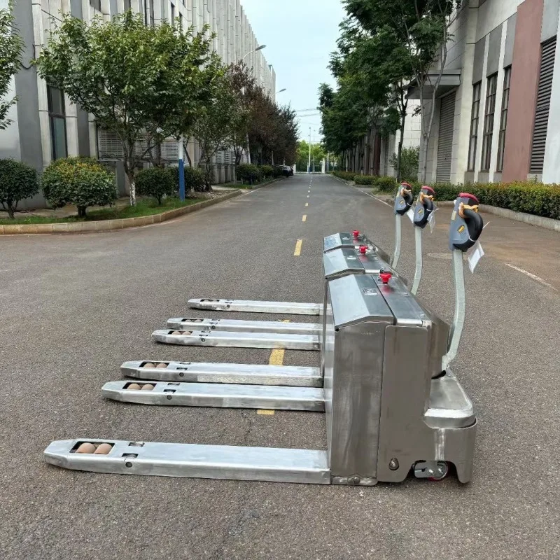 3 tons stainless steel forklift 2T electric truck 304 manual hydraulic stainless steel stacker