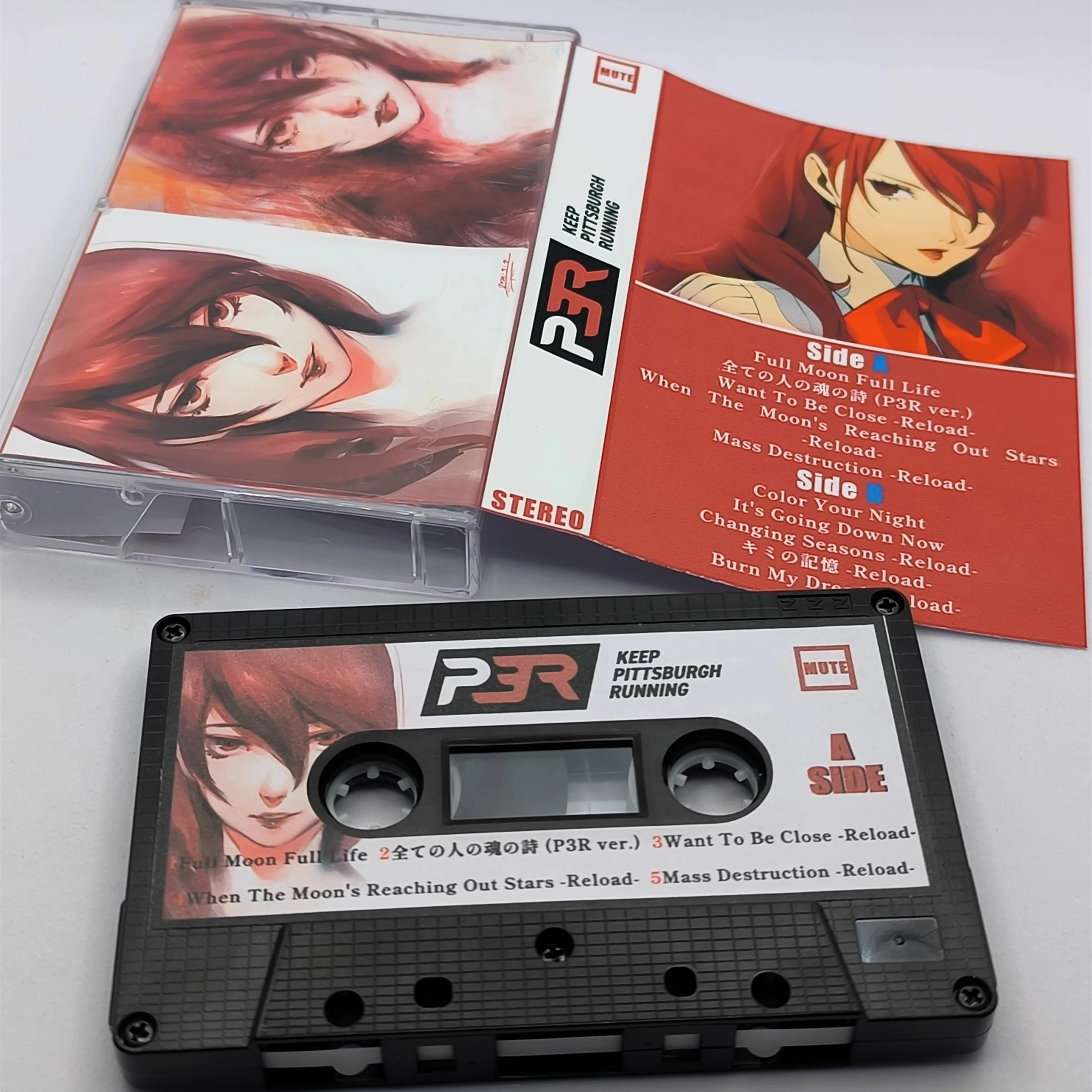 

Game Persona 3 P3 Hero Shoji Meguro Music Tape Greatest Hits OST Album Cassettes Cosplay Recorder Walkman Car Soundtracks Box