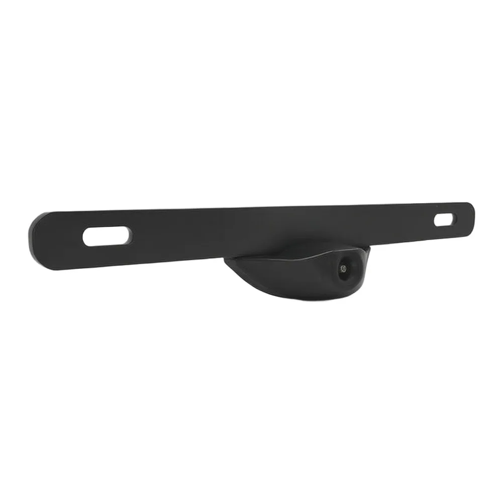 For AHD For CVBS Switchable Front Facing Camera for License Plate Area 12V Black ABS Construction Direct Fit Replacement