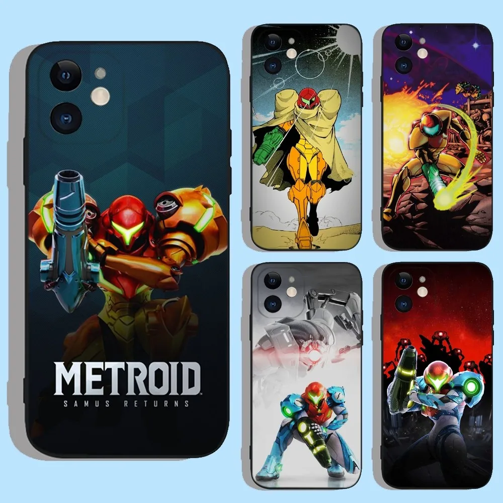 

M-Metroid Game D-Drakes Phone Case For Apple iPhone 15,14,13,12,11,XS,XR,X,8,7,Pro,Max,Plus,mini Silicone Black Cover