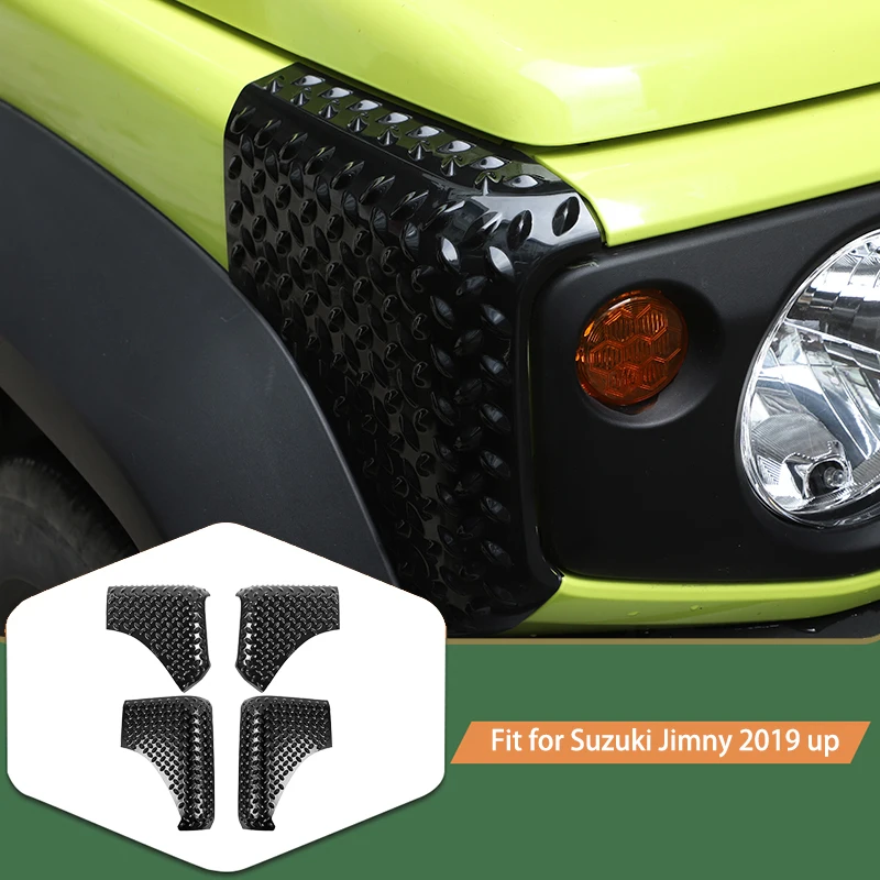 

Car ABS Front Rear Fender Protective Decoration Cover Stickers For Suzuki Jimny 2019 Up Car Exterior Accessories
