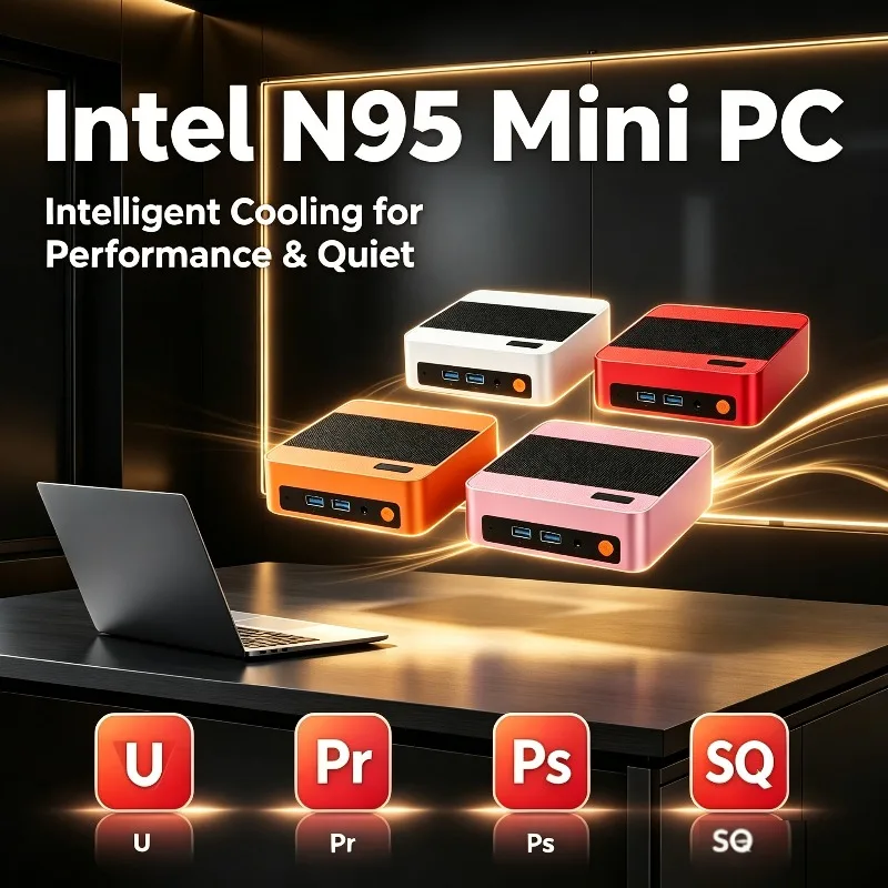Core N95 New Mini PC, 16GB RAM, 1TB/2TB SSD, WiFi6, BT5.2, 4K 60Hz UHD, Portable Desktop for Home Office, Study & Gaming.