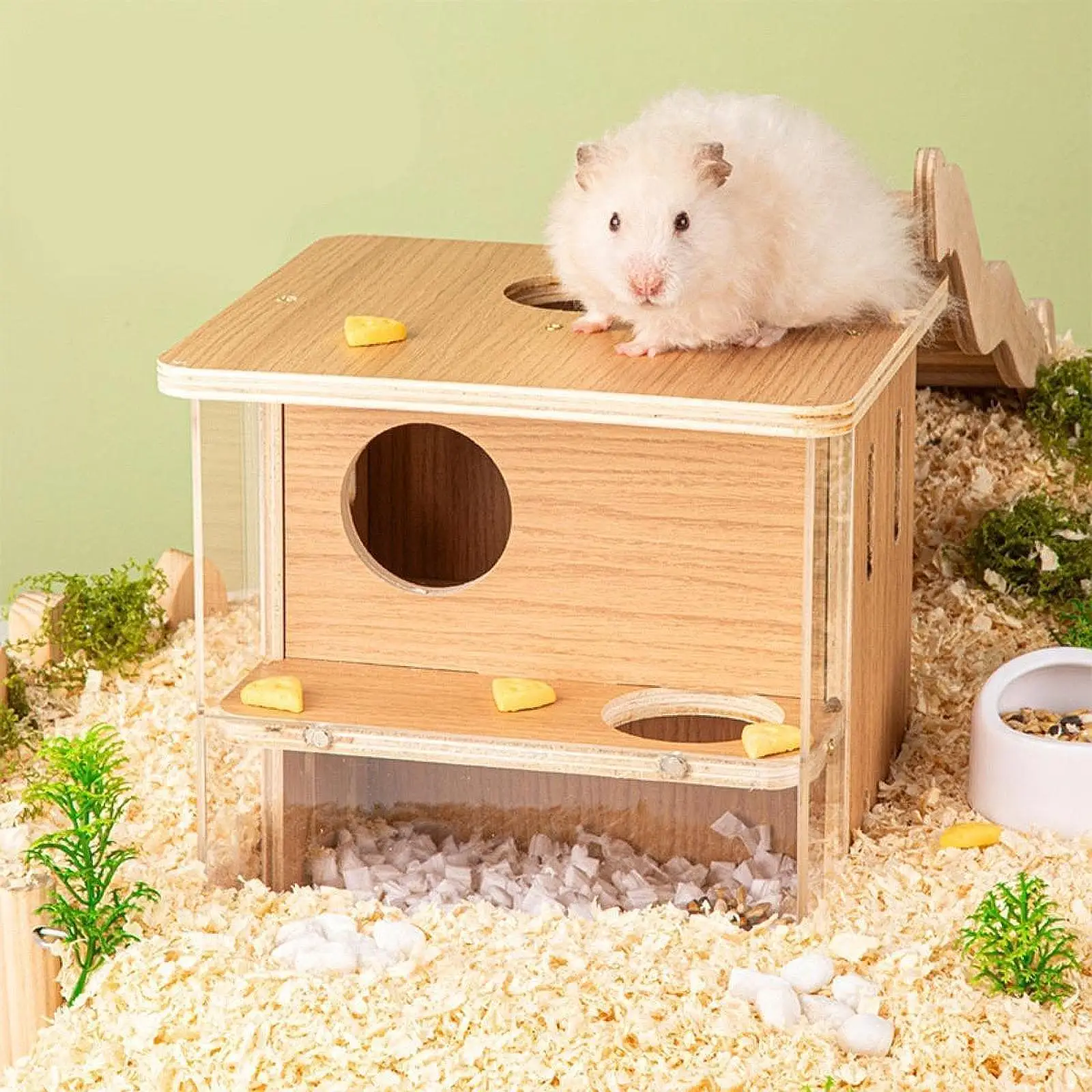 Wood Hamster House … - image