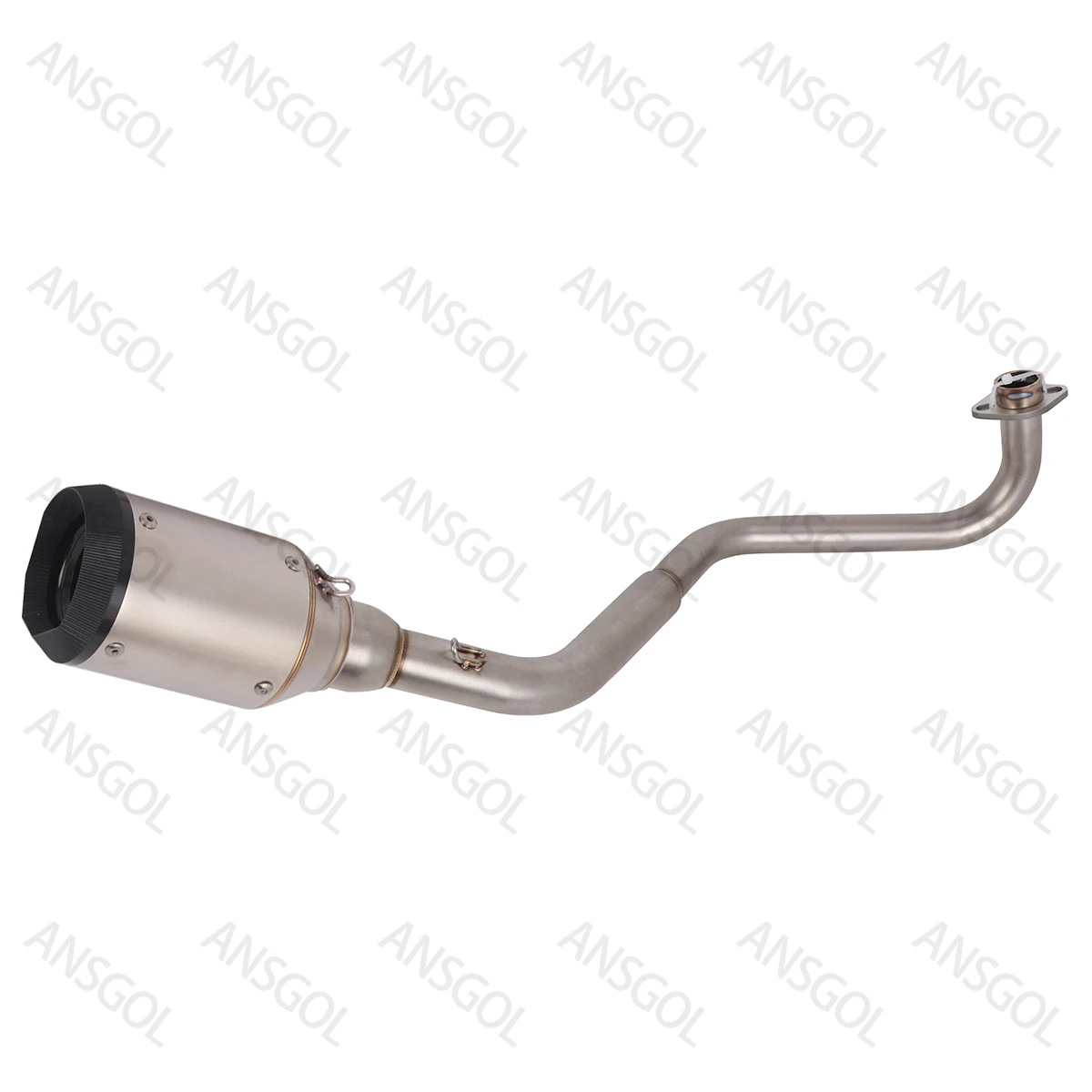 Low Mount Full Exhaust System Slip on for Honda Grom 125 Msx 125 2013-2021 years Moto Muffler Front Pipe Escape Grom 125 Systems