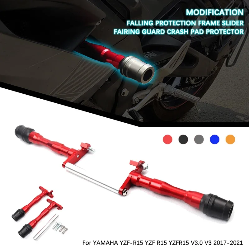 

Motorcycle Fall Protection Frame is for YAMAHA YZF-R15 YZF-R15 YZFR15 V3.0 V3 2017-2021 Slider Fairing Collision Pad Protector