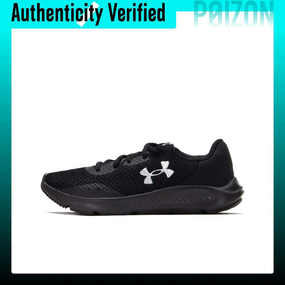 Under Armour Charged Pursuit 3 Running Shoes Women's Low-top Black/White 3024889-003