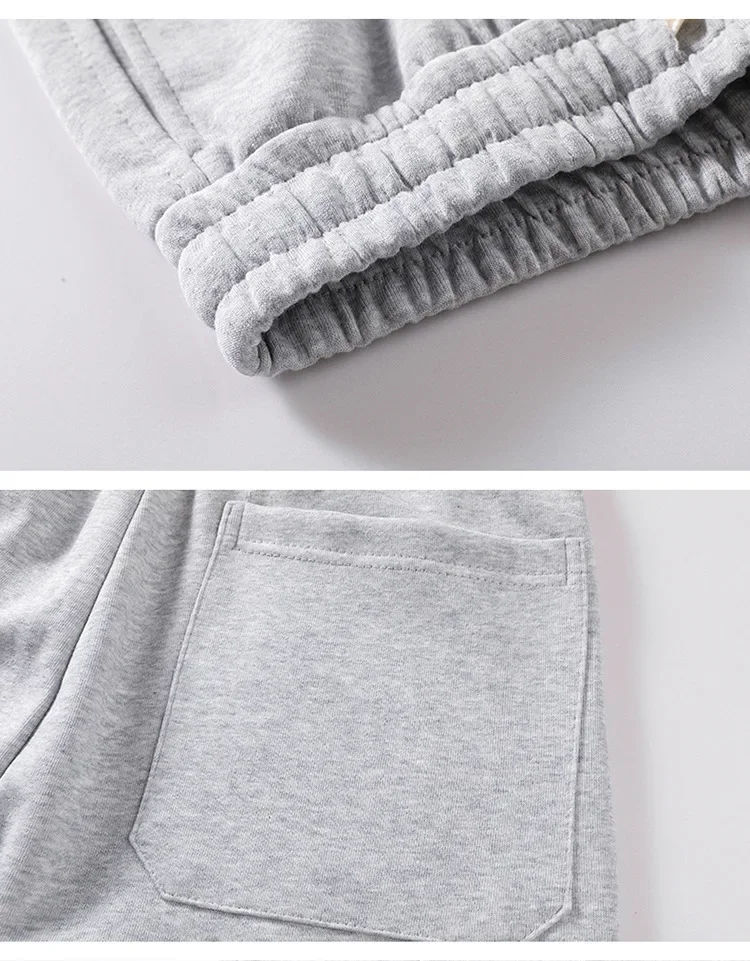 موضة ربيع وخريف 2025 سراويل رجالية غير رسمية عصرية مستقيمة واسعة الساق بسيطة بلون سادة سراويل محبوكة ملابس أساسية للرجال #5