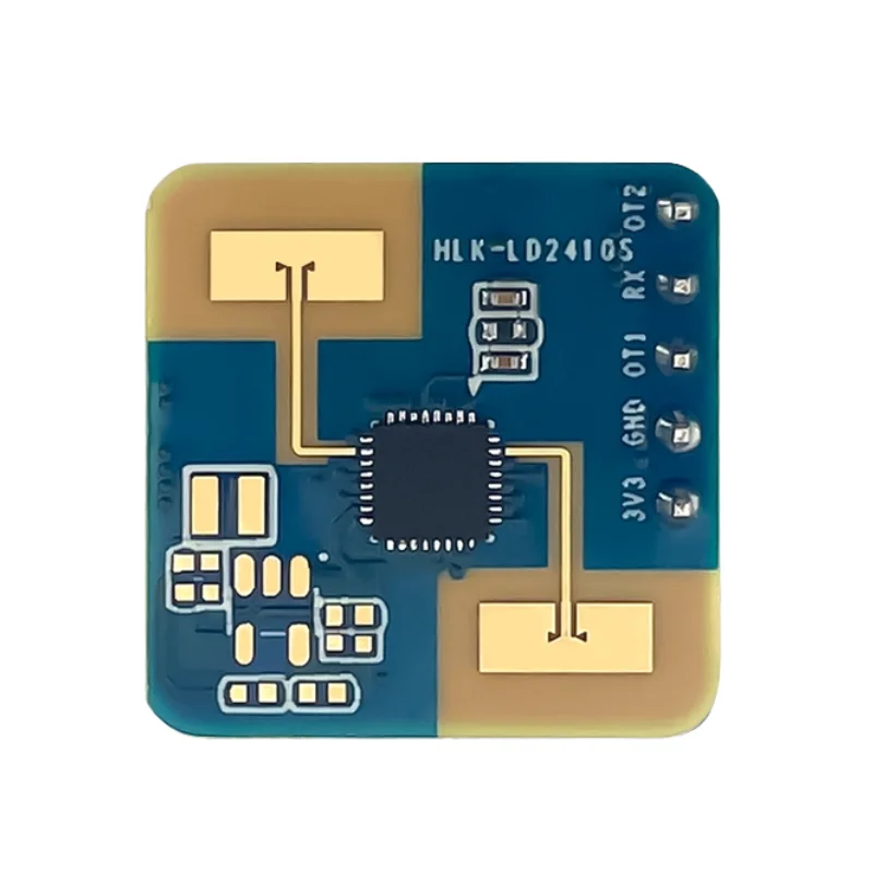 شحن مجاني 1 قطعة 24 جيجا هرتز HLK-LD2410S مستشعر الرادار 0.1mA 3.3 فولت ملليمتر موجة كشف الوجود البشري مفتاح حركة