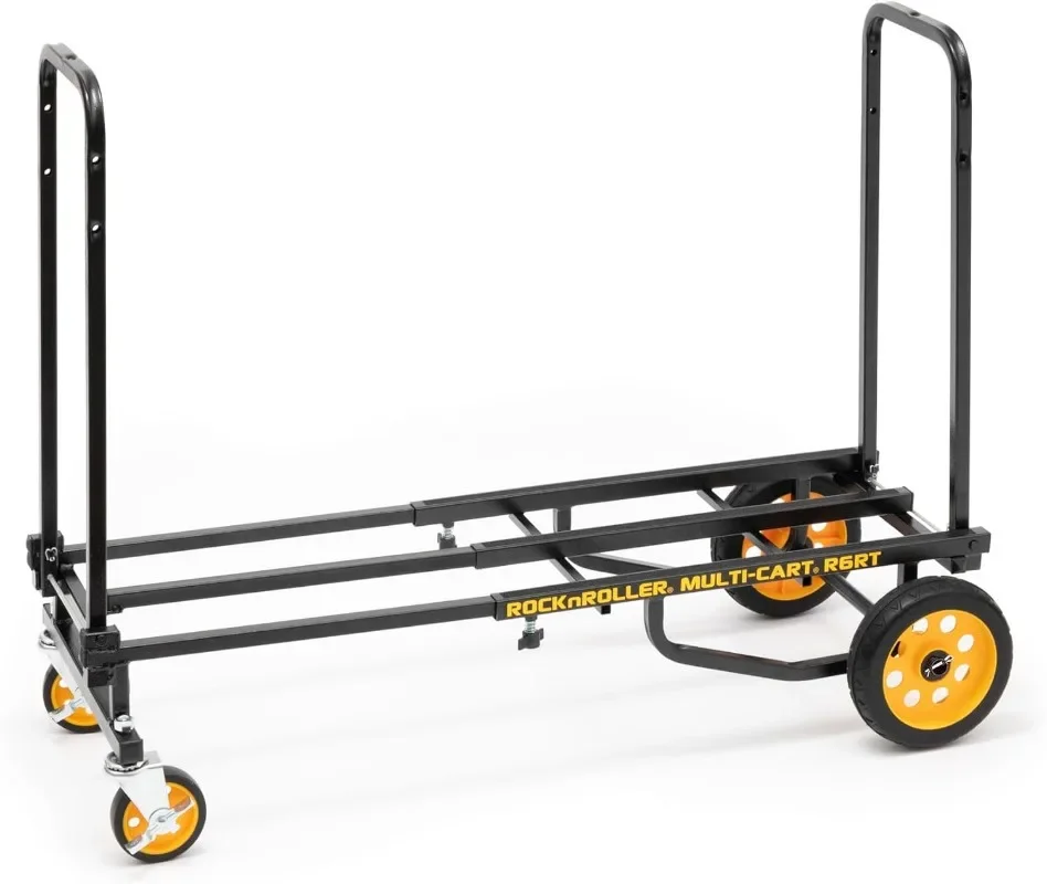 

Rock-N-Roller R6RT 8-in-1 Folding Multi-Cart/Hand Truck/Dolly/Platform Cart/29" to 42.5" Telescoping Frame/500 lbs.Load Capacity