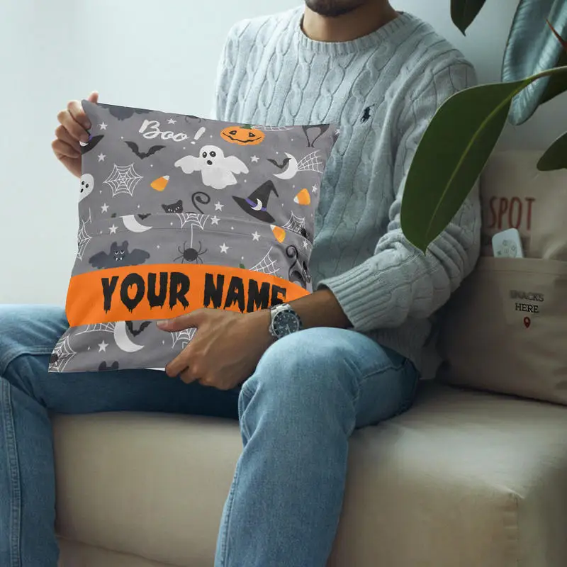 Customizable pocket-style throw pillow: a multifunctional car cushion, office nap essential, and air-conditioned room summer qui