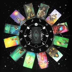 12x7 CM Iron Box The Light Seer'S Tarot Card Game