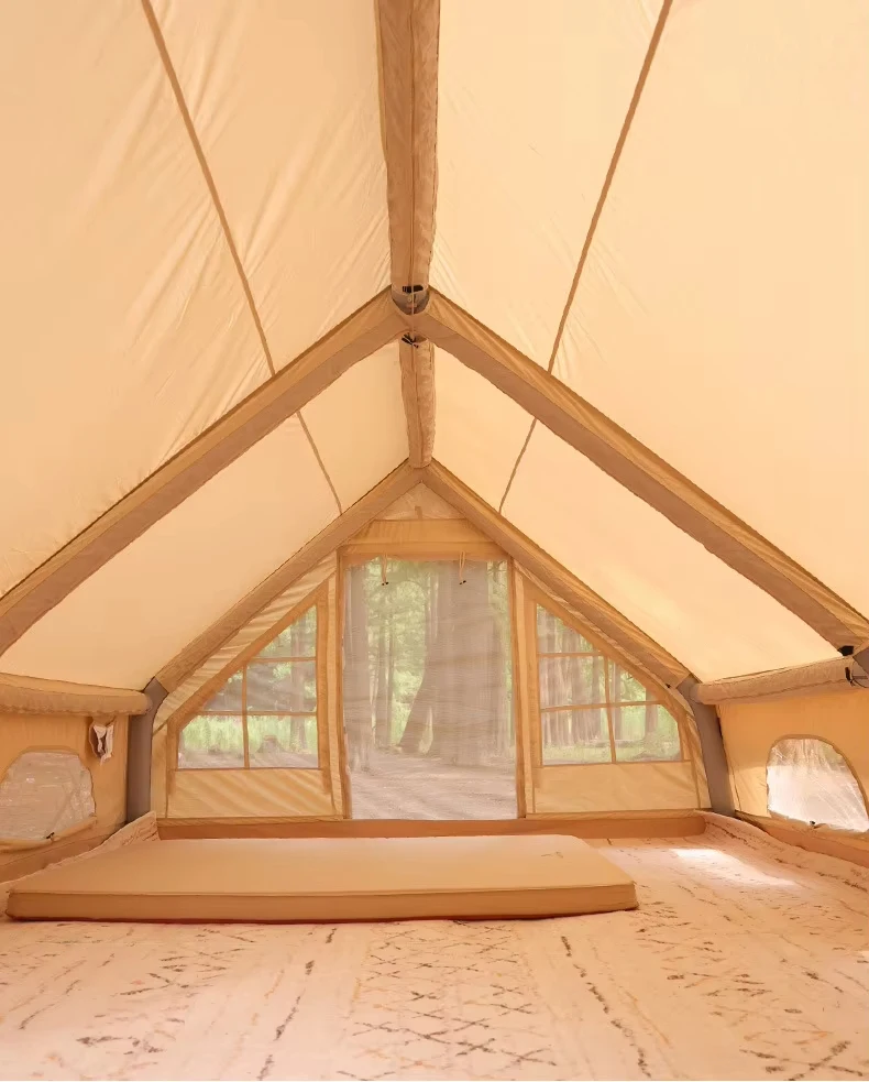 Wholesale Waterproof PVC Quick Inflate Pop up Air Tent Lightweight Portable for Family Camping in Korea
