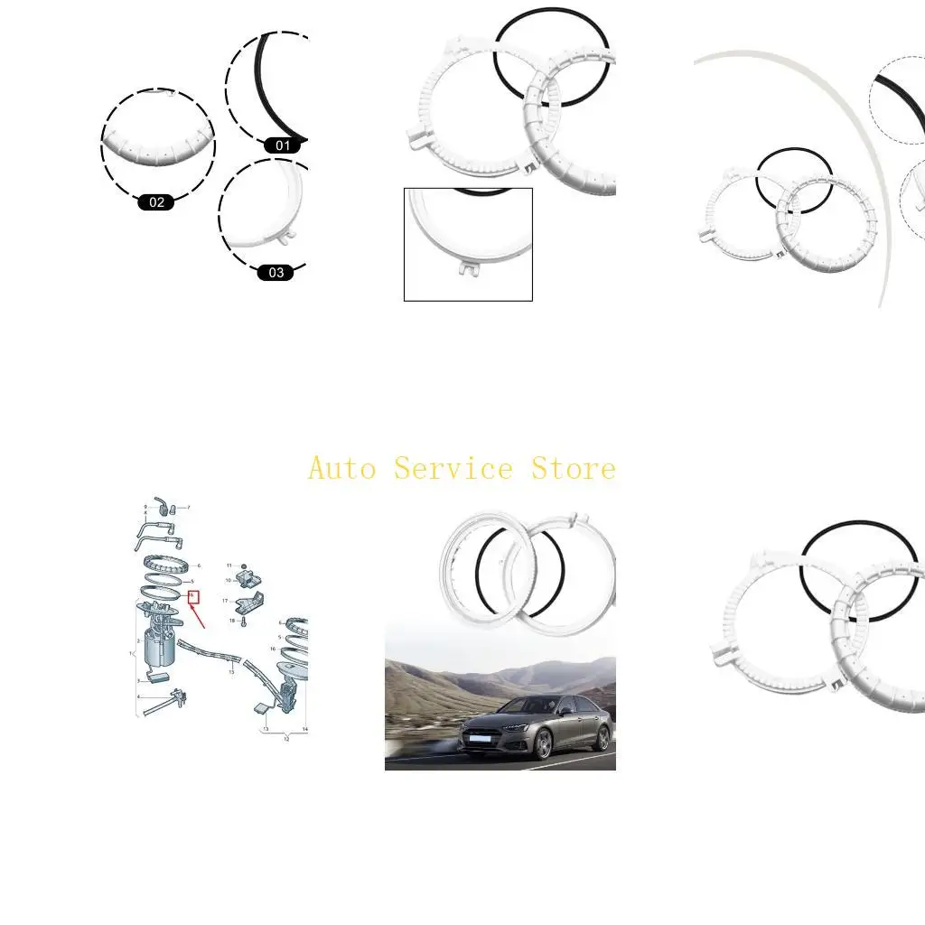 462A Pump O Rings 4F0201921A 4F0201375 4F0919133B for B8 RS4 A6L Vehicles