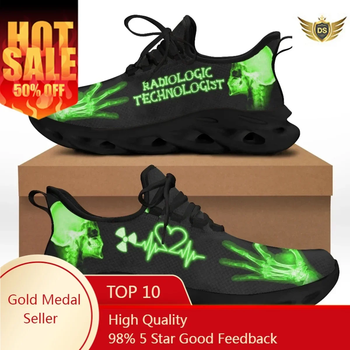 

Spring Flats Men Shoes Cool Lightting Skull Design Casual Men's Sneakers Summer Boys Lace-up Walking Footwear Zapatillas