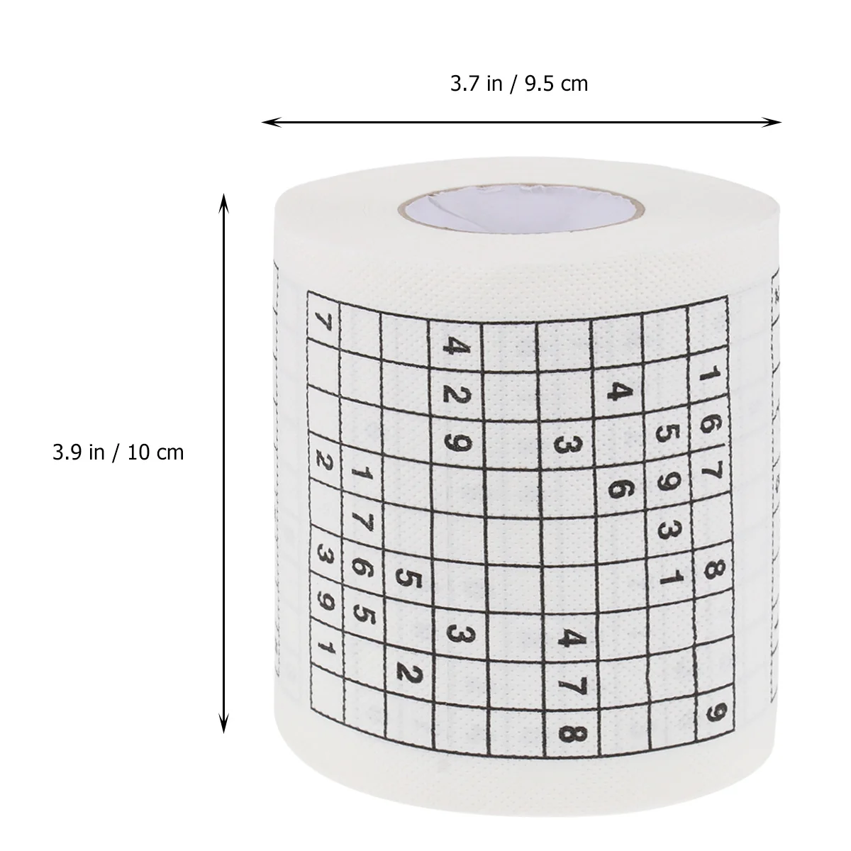 Sudoku bedrukt toiletpapierrol creatief weefsel voor thuis café restaurant nieuwigheid cadeau bedrukt papieren weefsel