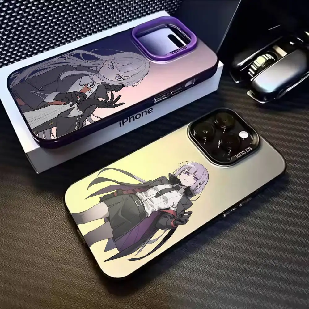 

Kyoko Kirigiri Danganronpa Cute Phone Case For iPhone 17,16,15,14,13,12,11,Mini,Pro,E,MAX White Candy Matte Cover
