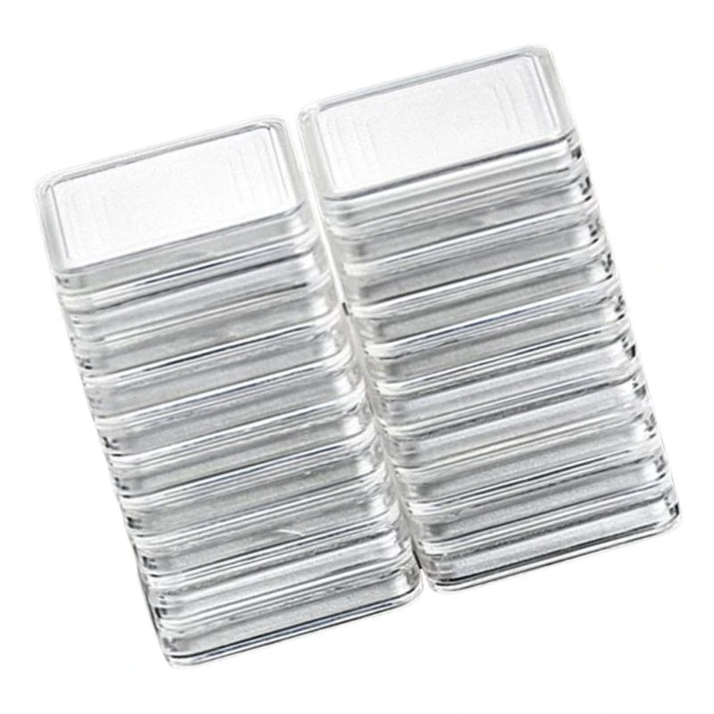  Practical Protective Square Coin Sleeves Accessory for 17/20/25/27/30mm Commemoratives Coin Portable for Exhibits