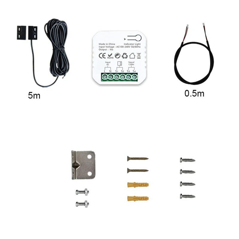 

Контроллер для раздвижных ворот Tuya Smart Life Zigbee, моторизованные ворота для гаража, с поддержкой Alexa и Google Home