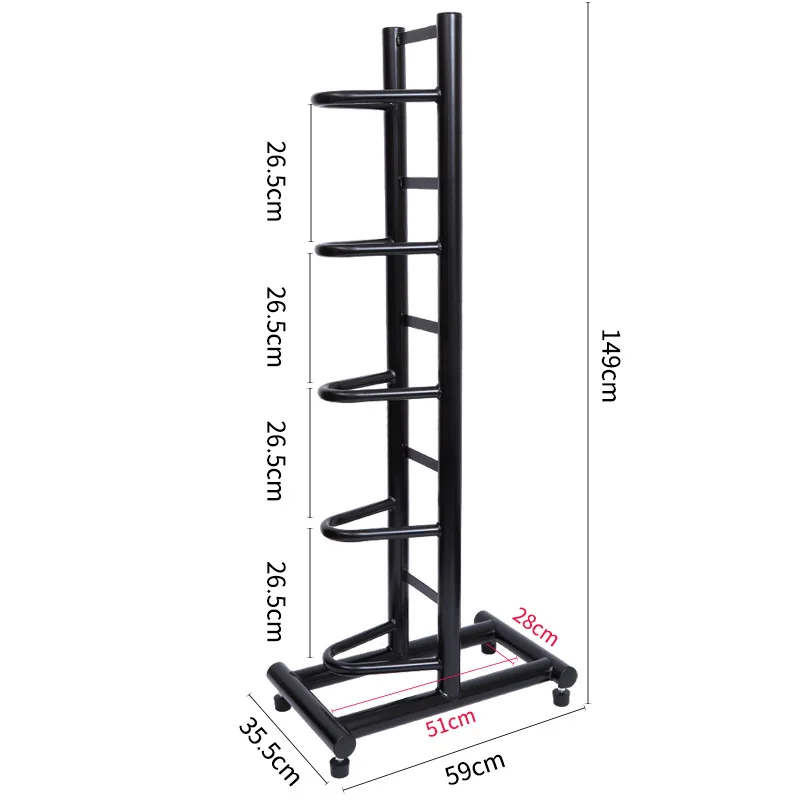 رف تخزين كرة اللياقة البدنية، رف تخزين سميك لمعدات اللياقة البدنية #3