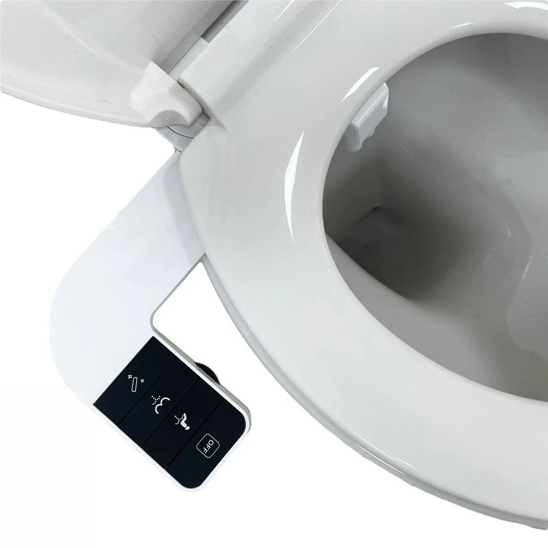 Bidet Attachment for Toilet Seat Self Cleaning Attachment Non-Electric Dual Nozzle Bidet Adjustable Water Pressure Ass Sprayer