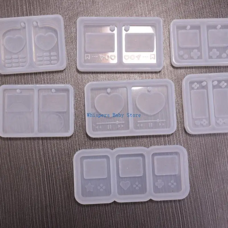 

U90E Epoxy Pendant Mold Media Player Rectangle for Apple Resin Mold C