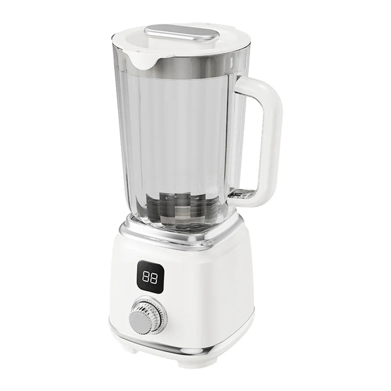 

ABCA-High Juice Rate 3000Mah Multifunctional Juicer Ice Crusher 10 Blades Home Blender Juice Extractor Kitchen Tools White