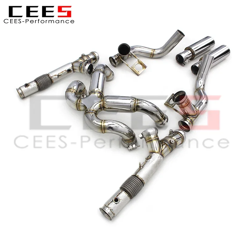 cees Stainless Steel Catback Exhaust System for Lamborghini Murcielago LP640 V12 6.2 2007-2010 Escape Exhaust Header Assembly