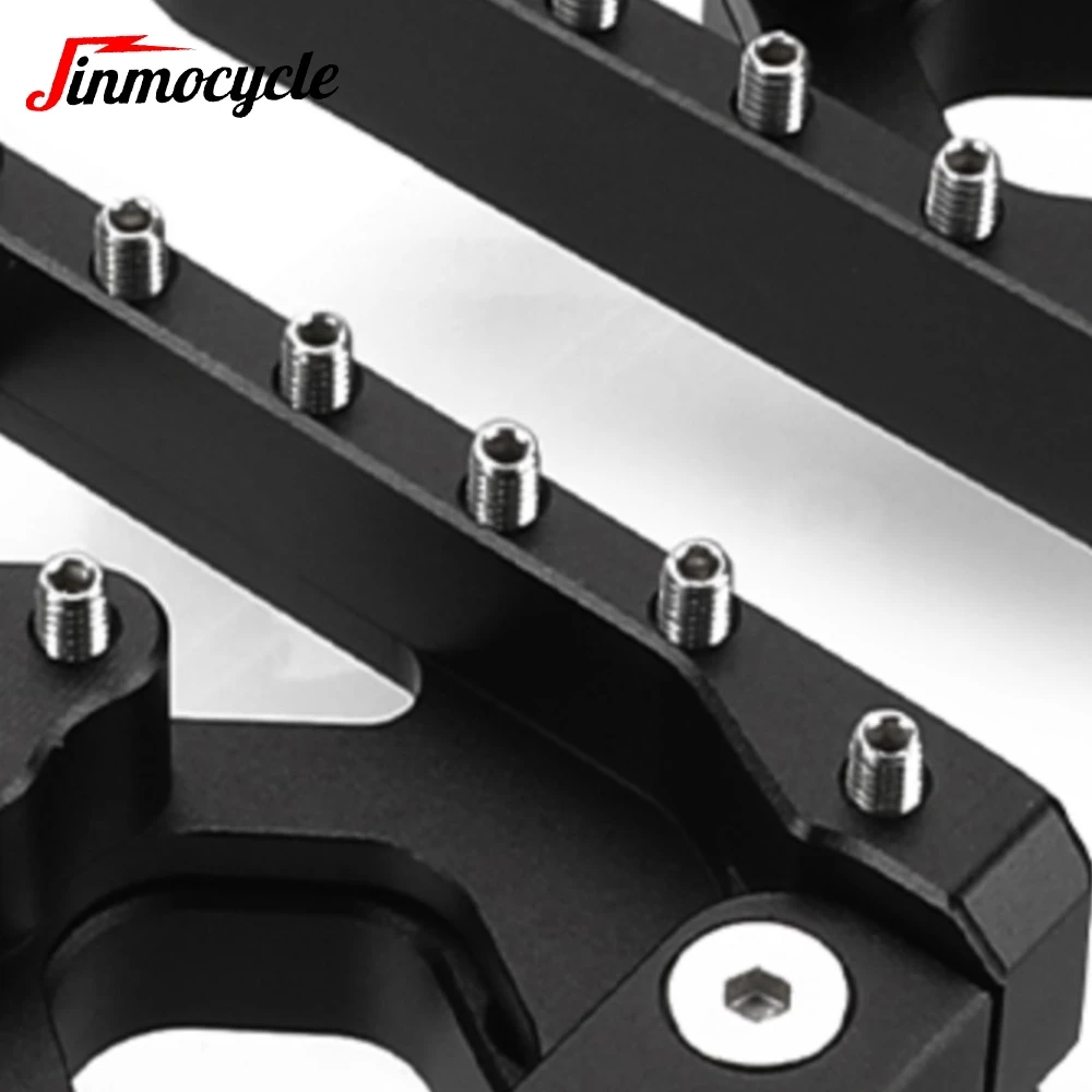 

For Suzuki RM 85 DR-Z250/125/125L DR200 DR650/SE DR250/350 1990-2023 Motorcycle CNC Enlarged FootRest Wide Fat Foot Pegs Pedals