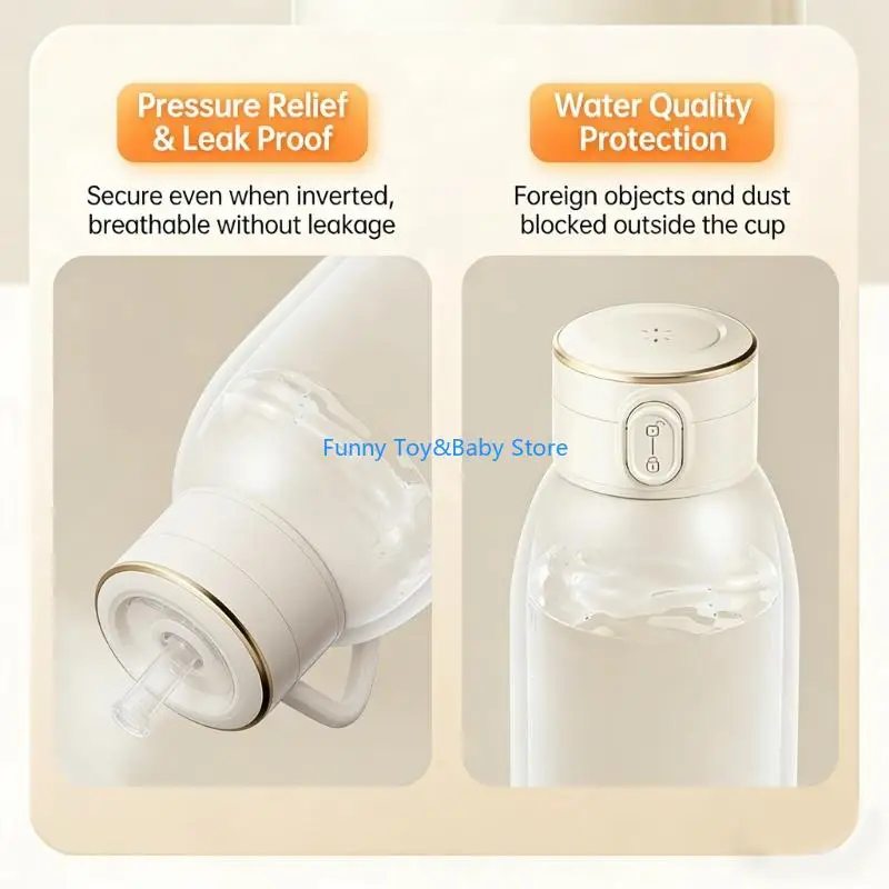 زجاجة توست معزولة قابلة للنقل للرضع 24 تكوين دقيق لدرجة الحرارة 500 مل سعة كبيرة حرارة ذكية C90B