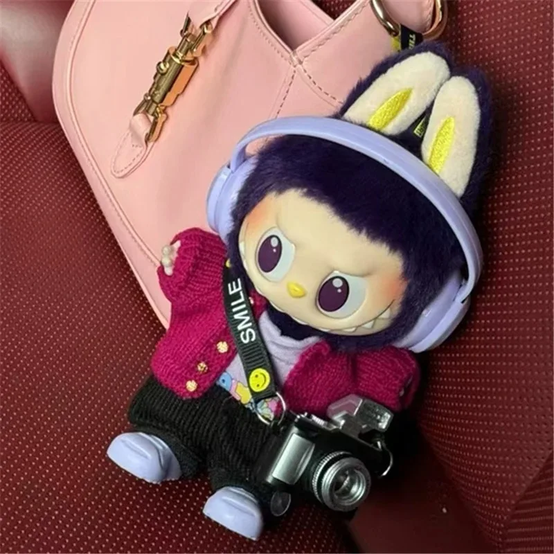 

Для Labubu модная хлопковая кукла 15/17 см, декоративная сумка для фотоаппарата, аксессуары для кукол