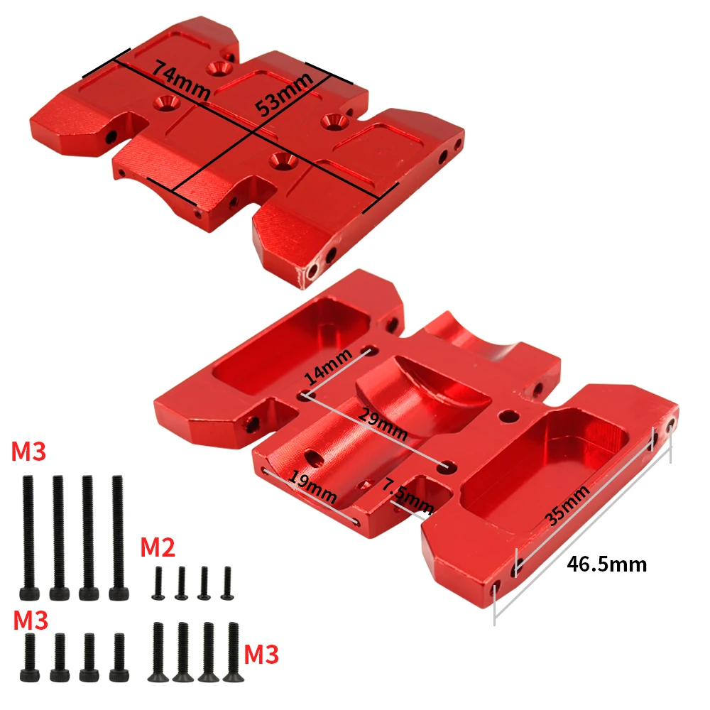 Plaque de Protection pour Boîte de Vitesses Astronomique, D.lique, 1/10 RC Axial, Accessoires de Voiture Télécommandée, Pièces de Mise à Niveau SCX10 PRO