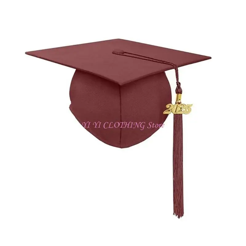 

N5KF High School College Hat Party Decorations Graduation Hat with Tassels Bachelor