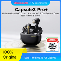 SoundPEATS Capsule 3 Pro Bluetooth 5.3 Earphone TWS True Wireless Earbuds 43dB Hybrid ANC Hi-Res Certified with LDAC Audio Codec