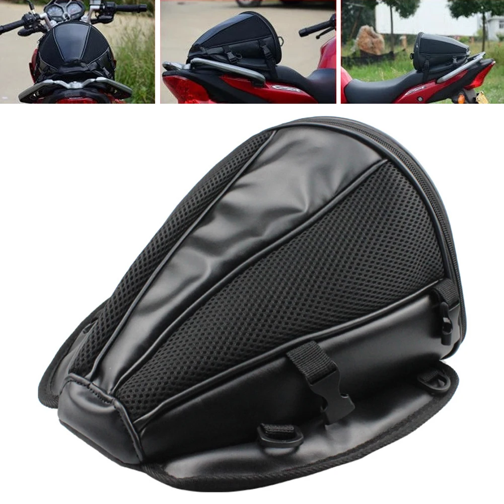 

Motorcycle PU Leather Waterproof Pillion Bag Saddle Bag Tank Bag Suitable for Motorcycles and Electric Bicycles