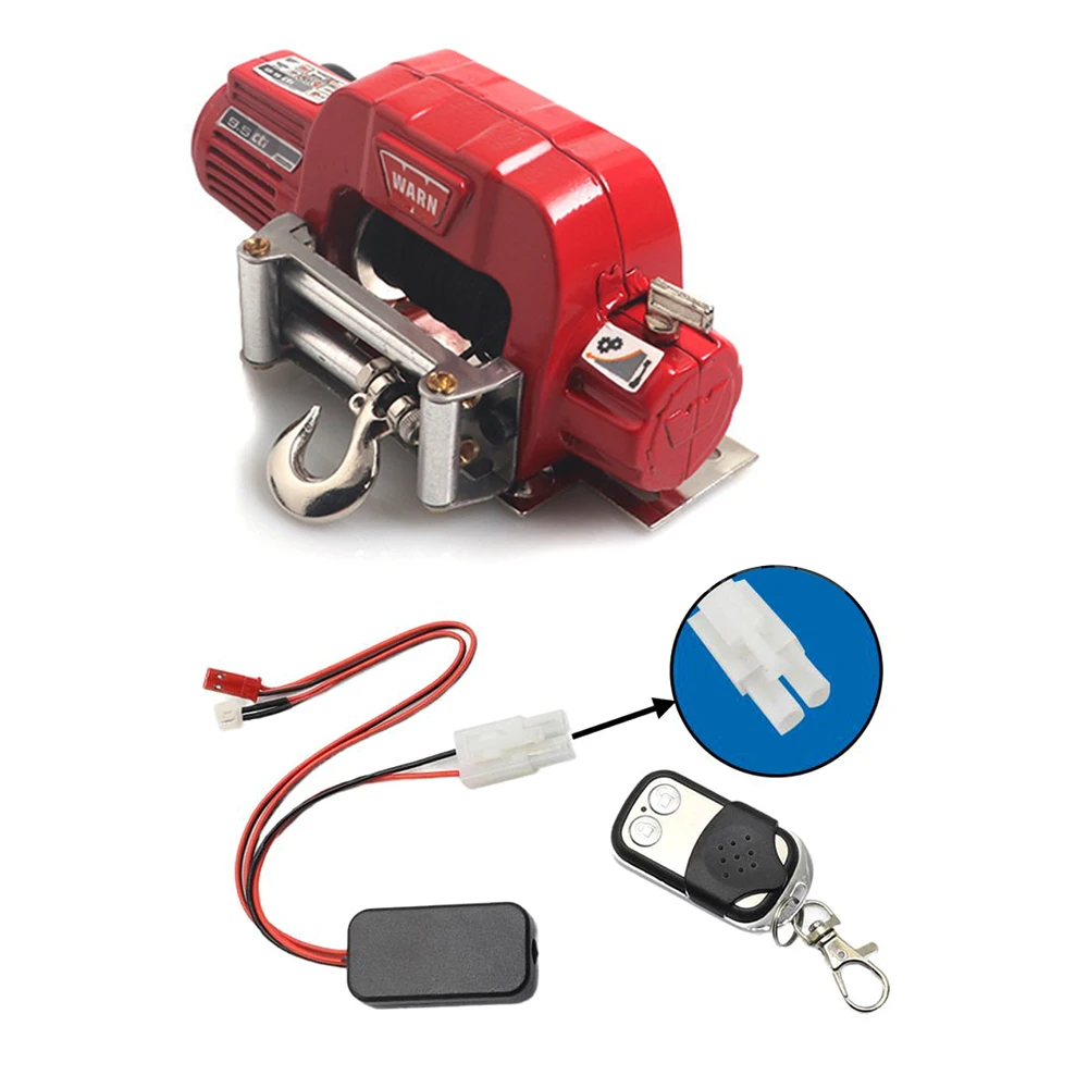 Metalen Automatische Simulatie Gesimuleerde Lier Voor 1/10 1/8 Rc Crawler Auto Axiale SCX10 Iii 90046 D90 TRX4 TRX-6 D110 90046 redcat