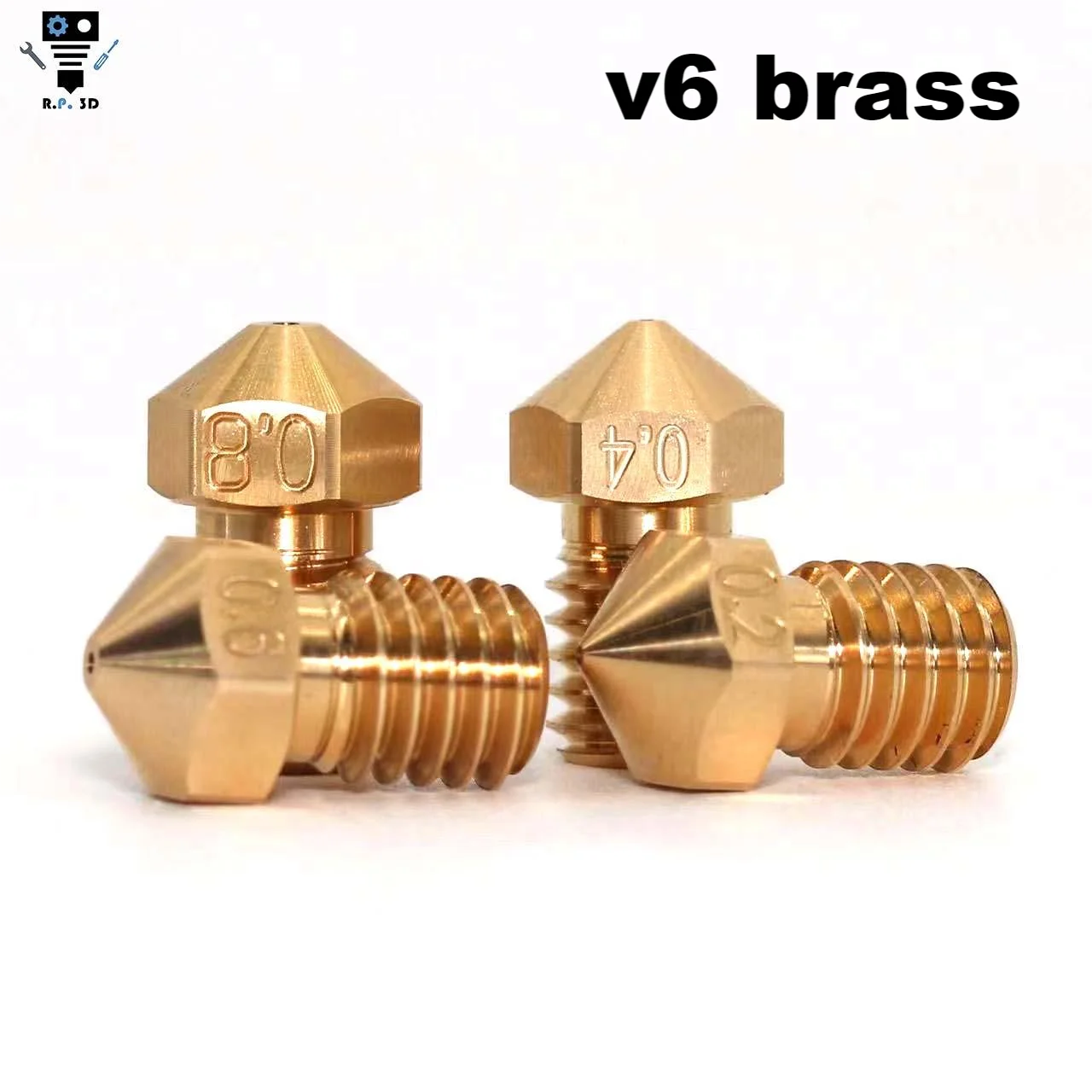 

E3D V6 Brass 1.75mm High Quality 3D Printer Parts Nozzle For v6 Nozzles Hotend Extruder Prusa i3 Accessories