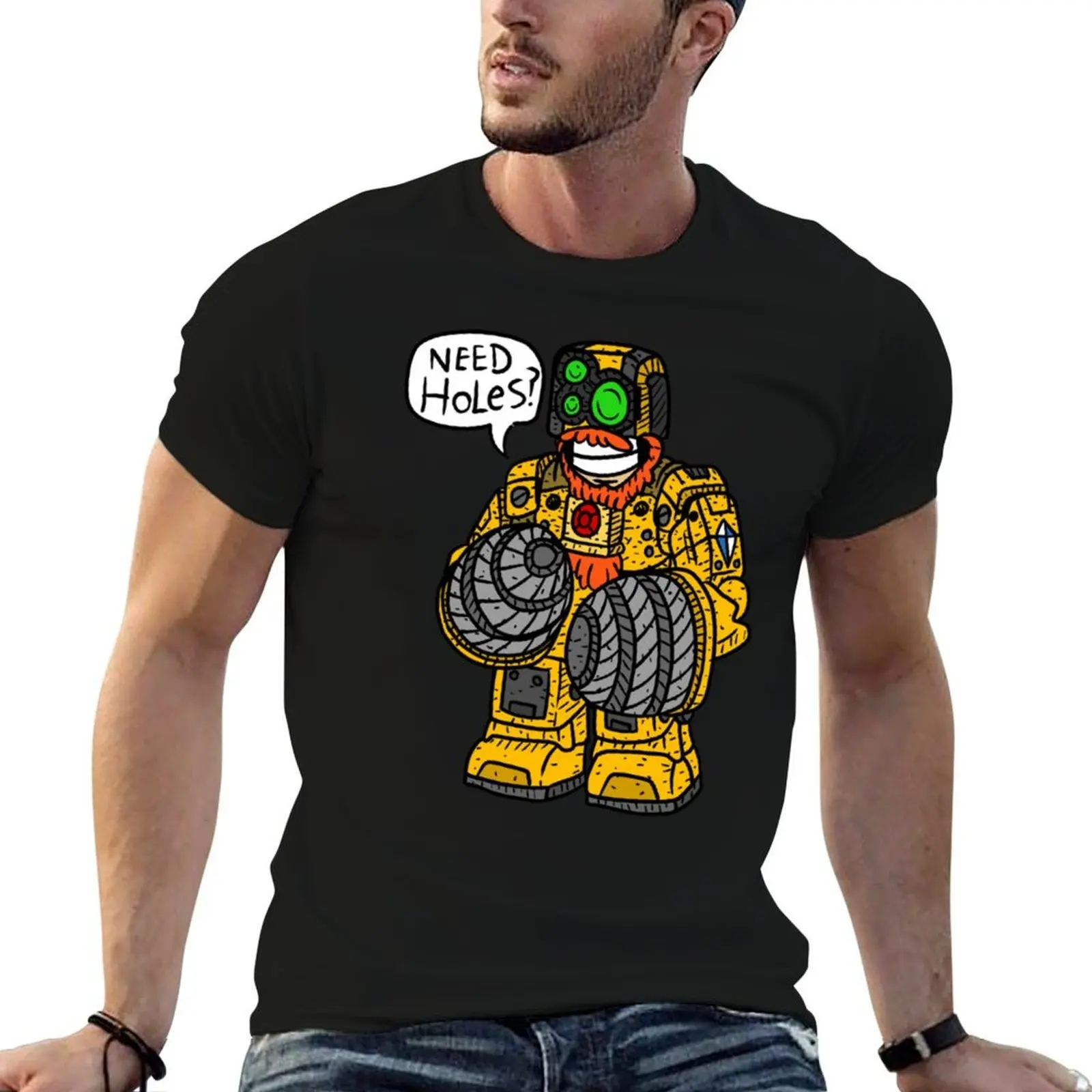 deep rock galactic driller T-Shirt man graphic t shirt man t shirts high quality luxury brand man t shirt cotton T-shirt