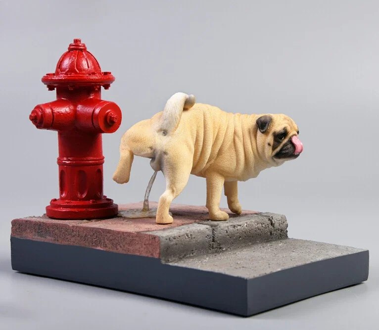 JXK 1/6 مقياس الساق رفع الصلصال نموذج دمية على شكل حيوان جرو المواد الراتنج لعبة نموذج ل 12 بوصة عمل أرقام دمية ملحق لعبة