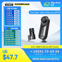 DDPAI Mola N3 Pro Dash Camera Driving Vehicle Cam Wifi Smart Connect Car Recorder 2.5K Car DVR Dash Camera