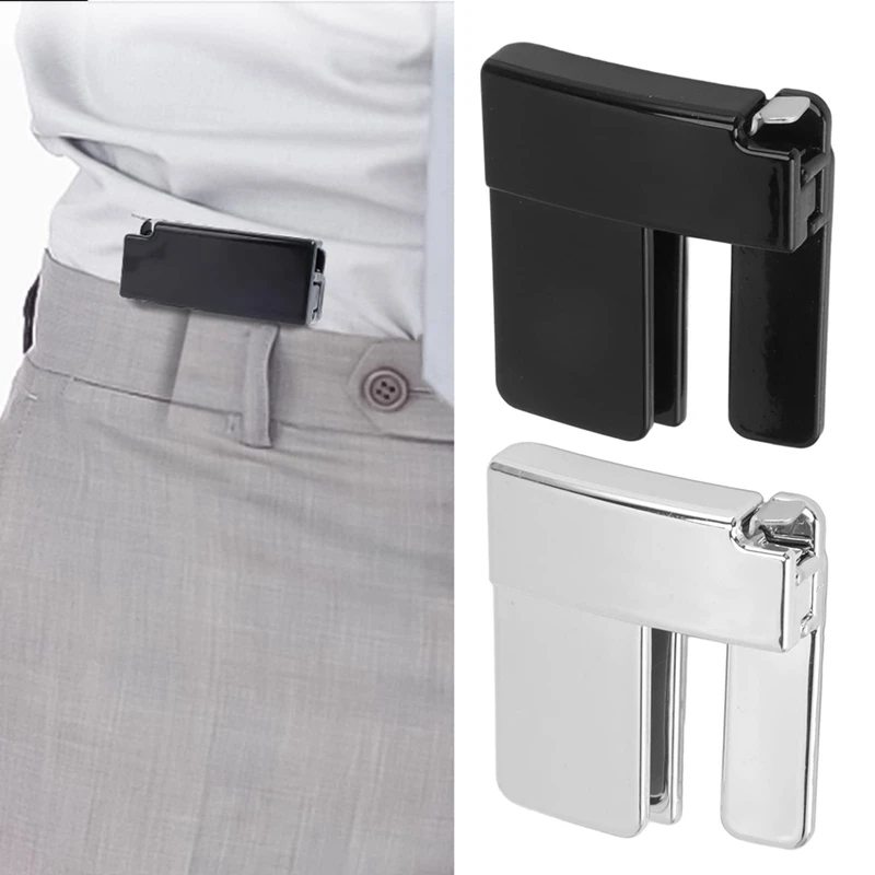 2PCS Pants Waist Shrink Clip Buckle Durable Multi Function Belt Clip Buckle Multi Function Belt Clip Buckle Easy Install