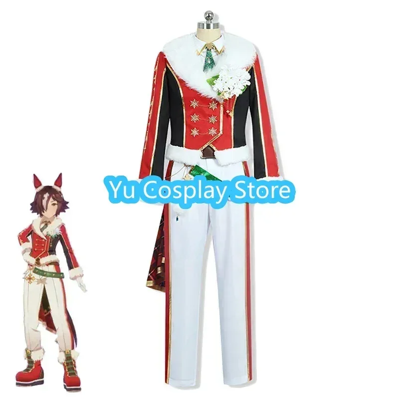 Game Pretty Derby Christmas Event Vodka Cosplay Costume Women Party Suit Top Coat Pants Halloween Carnival Uniform Custom Made