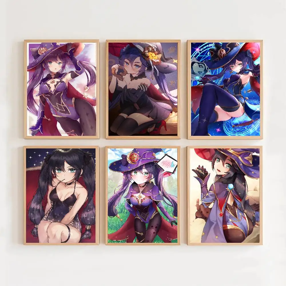 GenshI-n Impact Razor Popular Anime Posters Artwork Home Decor Minimalist Aesthetic Art Gift For Fan Canvas Painting